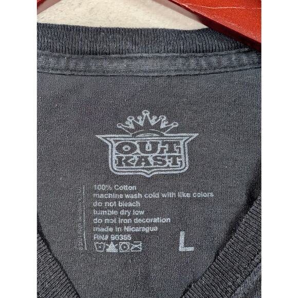 Outkast ATLiens Black Purple Hip-Hop Rap 90s Music Retro Large Graphic Shirt * - Picture 3 of 7